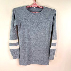 Mix She Long Sleeve Sweatshirt Womens Size Small Gray